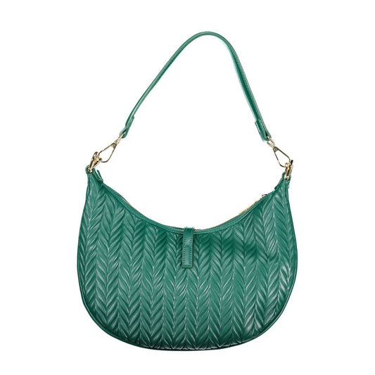 Green Polyurethane Women's Bag
