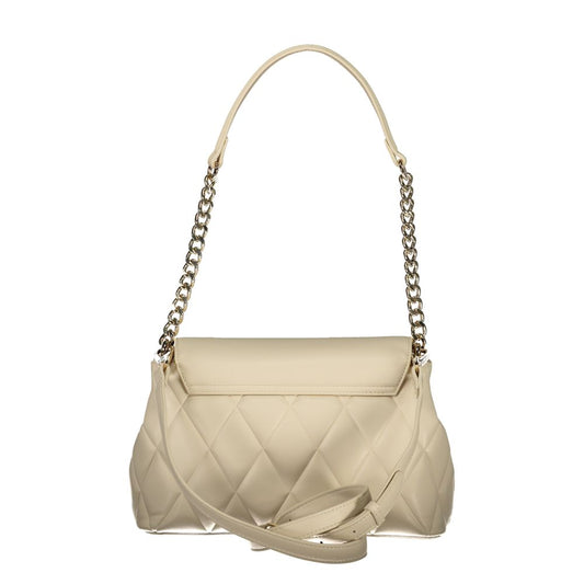 Beige Polyethylene Handbag