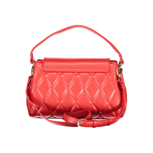 Rosso Polyurethane Women's Bag with Adjustable Shoulder Strap