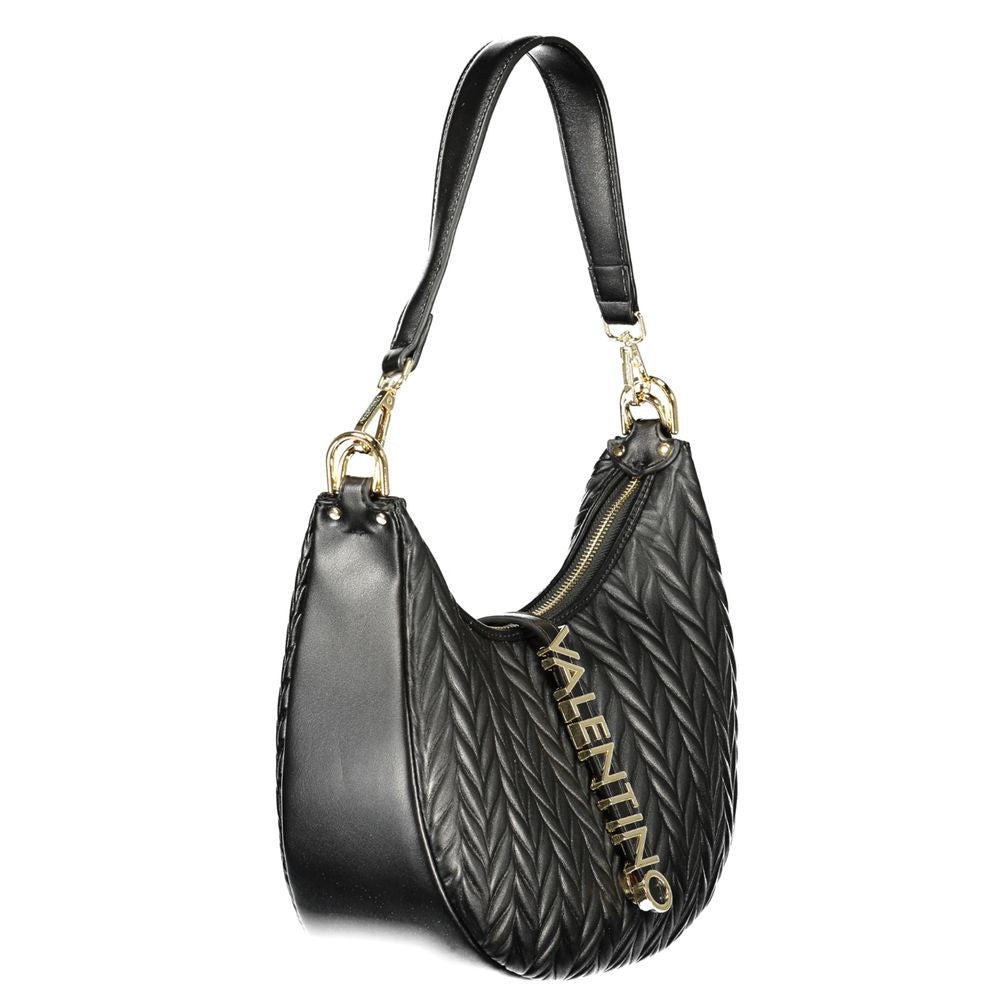 Nero Polyurethane Women's Shoulder Bag