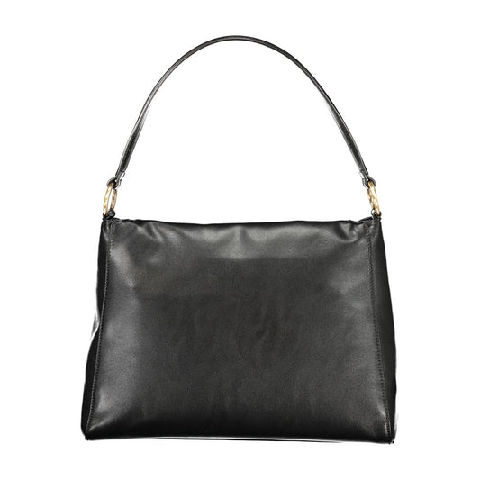 Nero Polyurethane Women Shoulder Bag