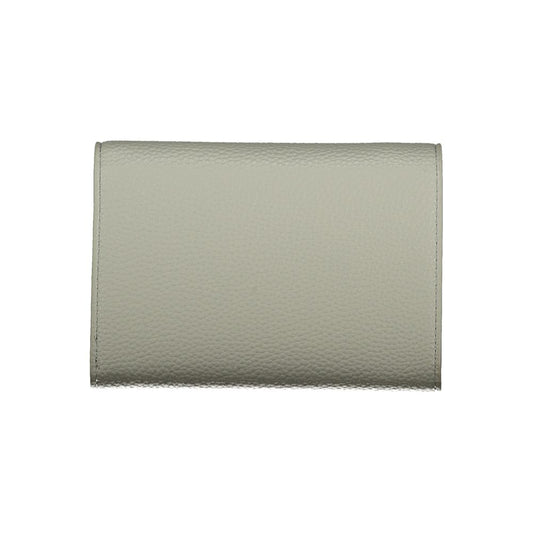 Grigio Polyurethane Women Wallet