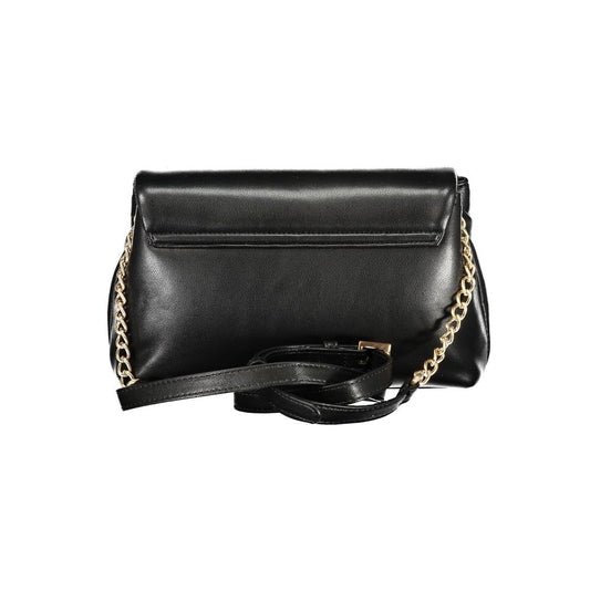 Nero Polyurethane Woman Shoulder Bag