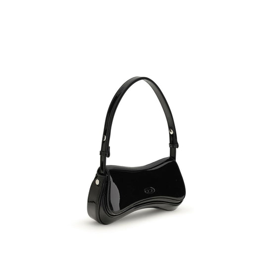 Black Polyethylene Shoulder Bag