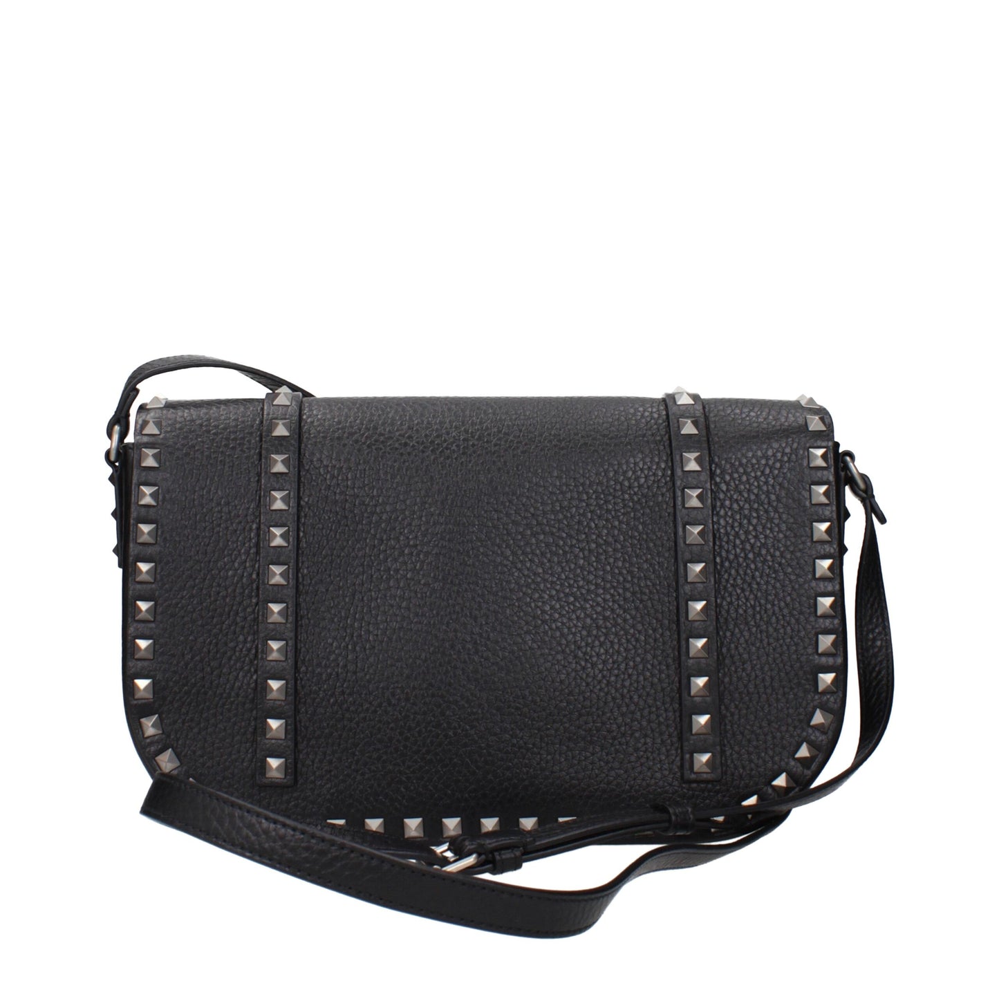 Black Leather Crossbody Bag