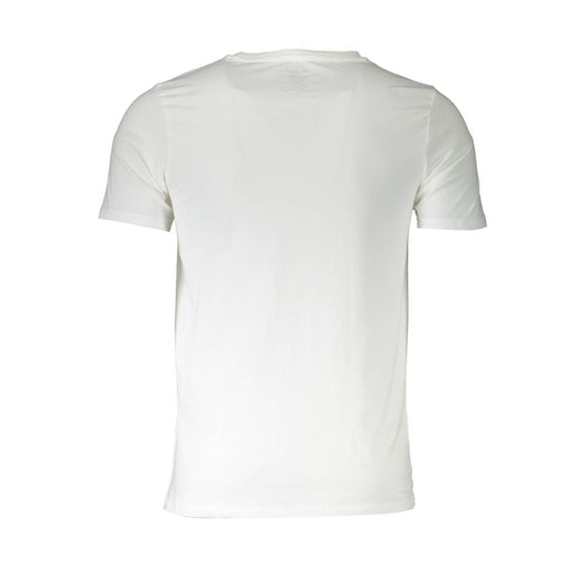 White Cotton Men's T-Shirt