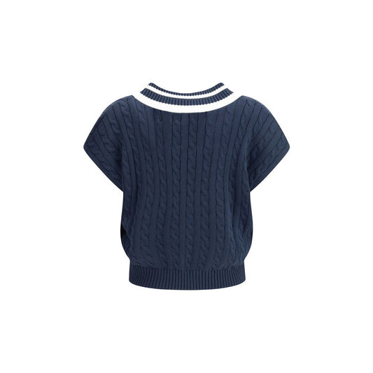 Blue Cotton Sweatshirt