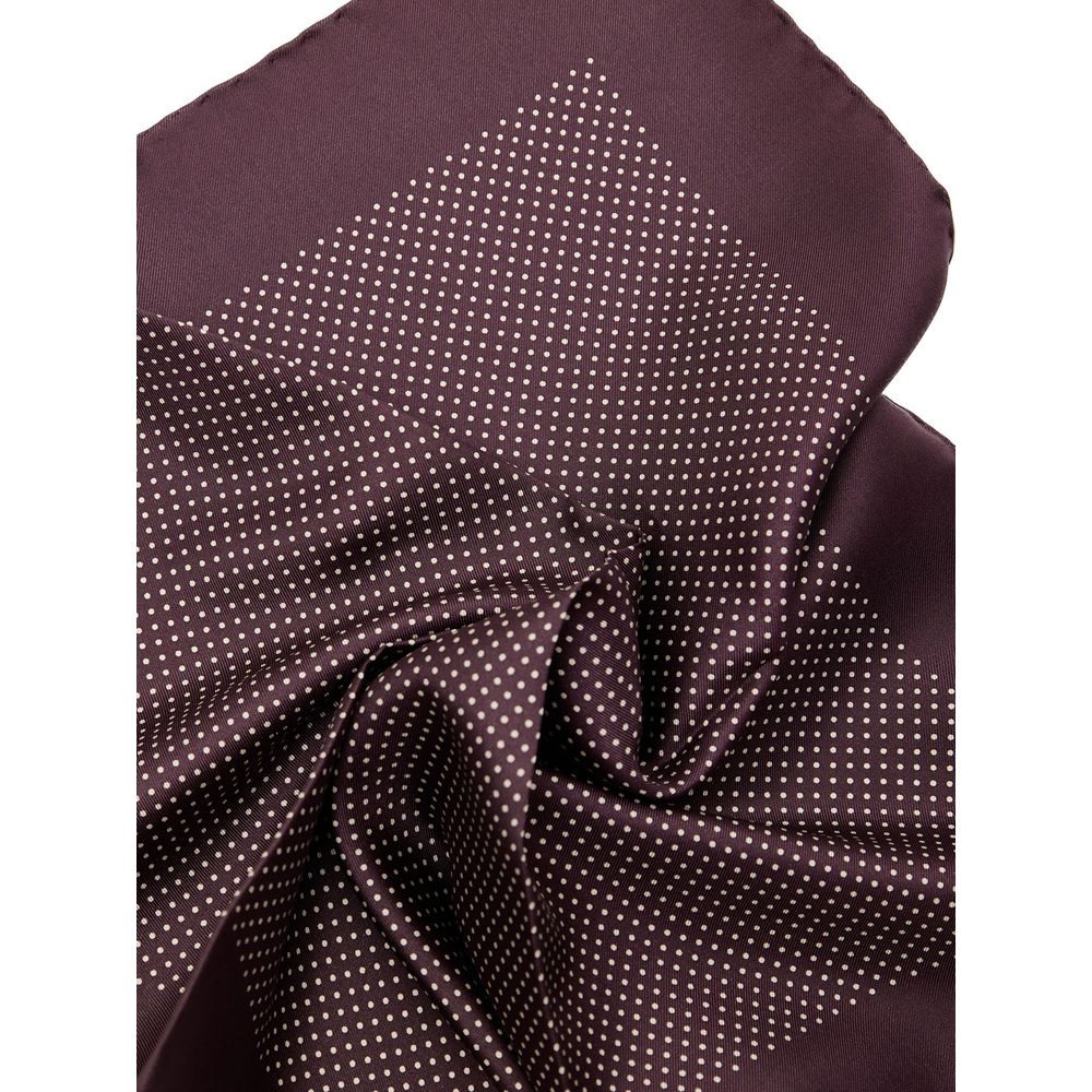 Bordeaux Silk Pocket Square