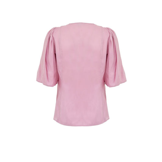 Pink Satin Tank Tops
