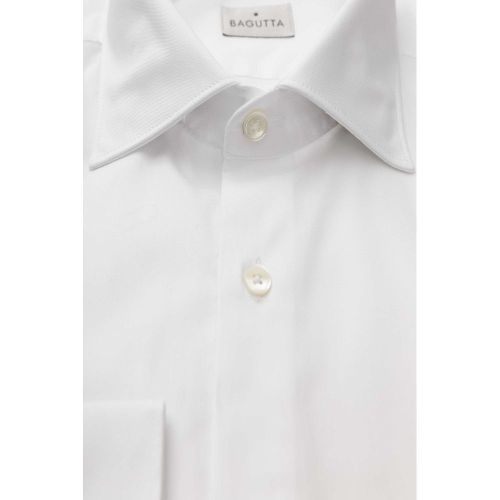 White Cotton Dress Shirt