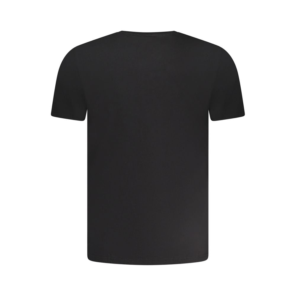 Black Cotton Men's T-Shirt