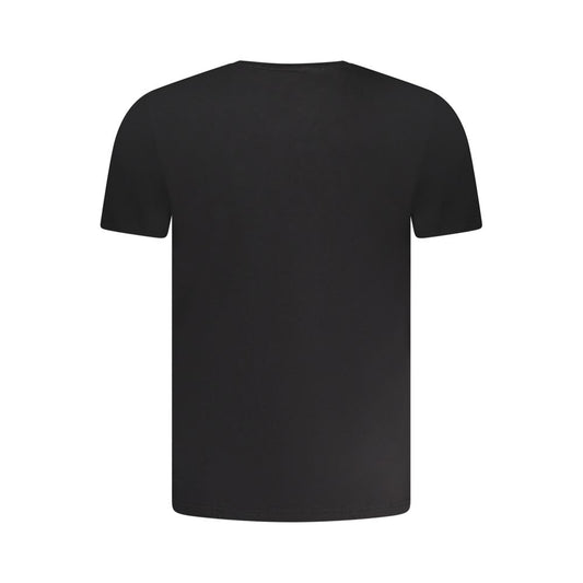 Black Cotton Men's T-Shirt