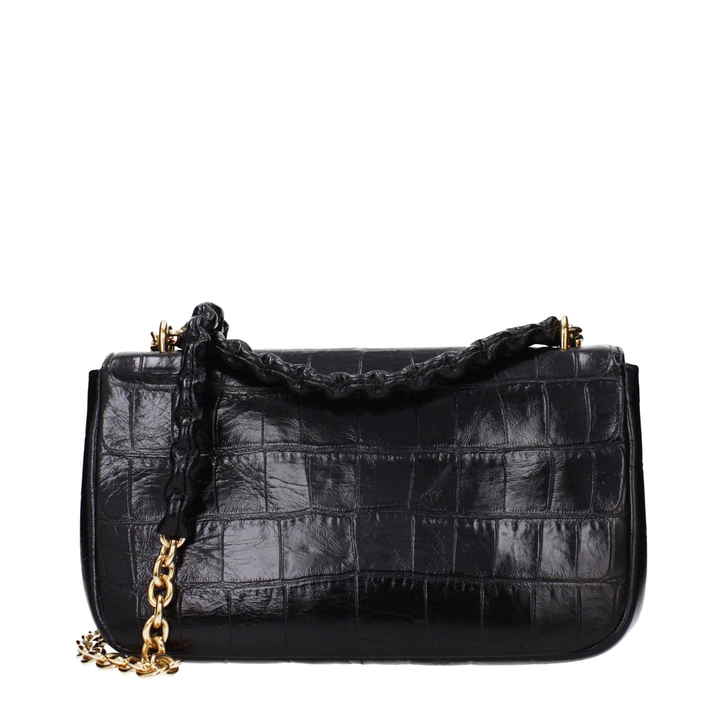 Black Leather Shoulder Bag