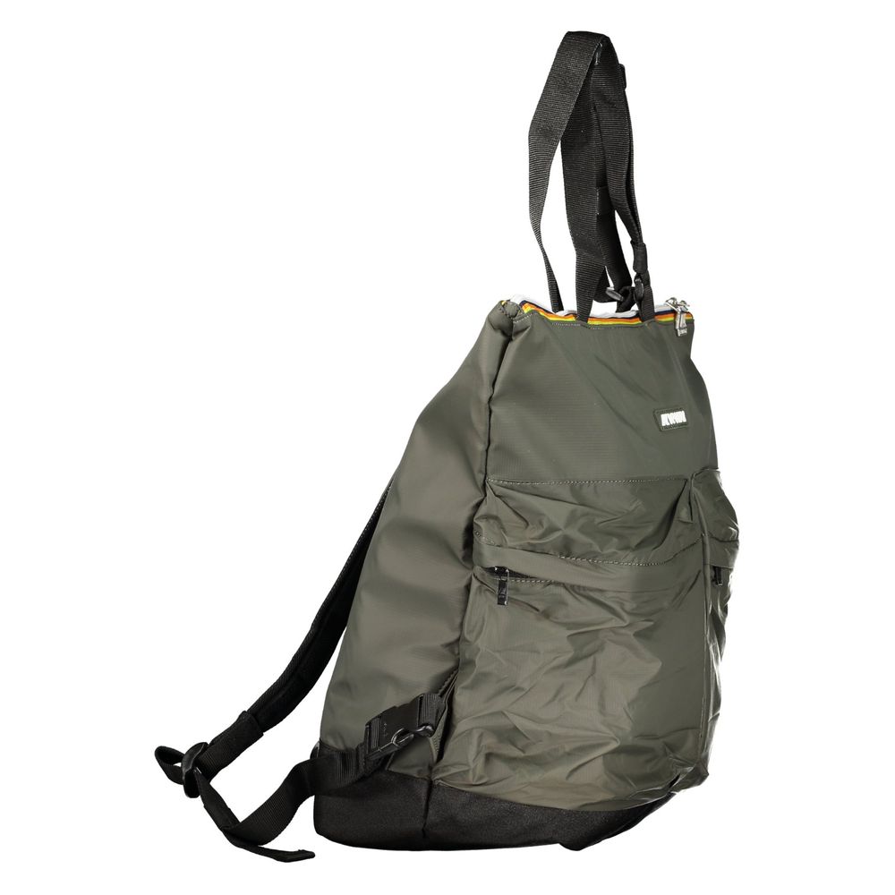 Green Polyamide Unisex Backpack