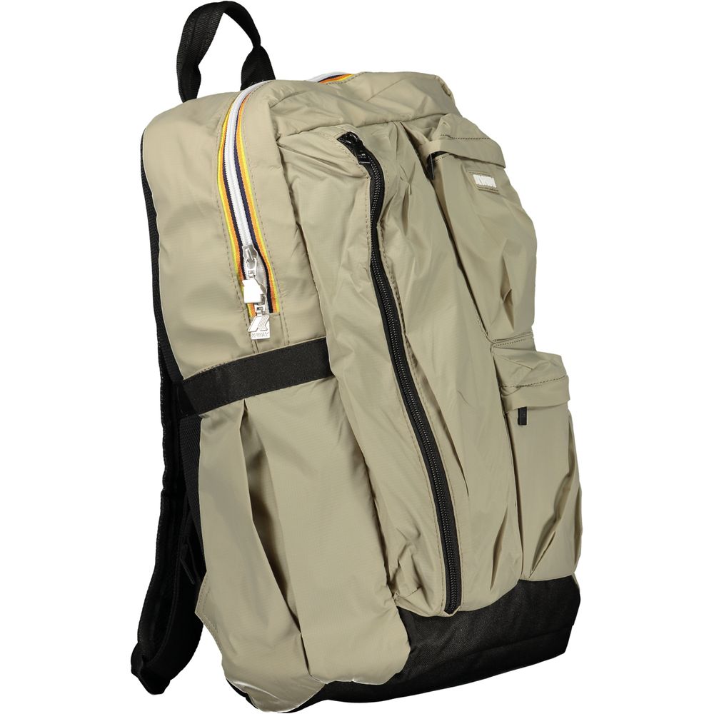 Gray Polyamide Men Backpack