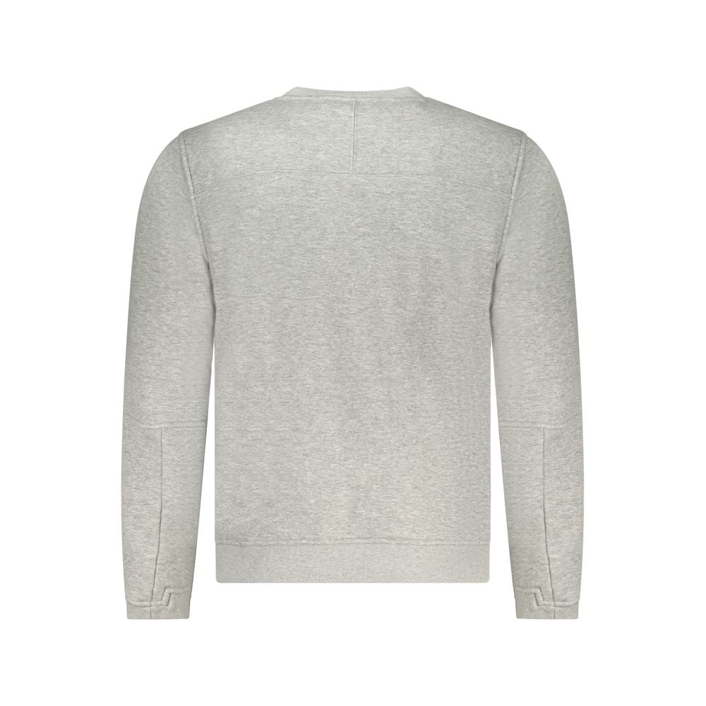 Gray Cotton Men Sweater
