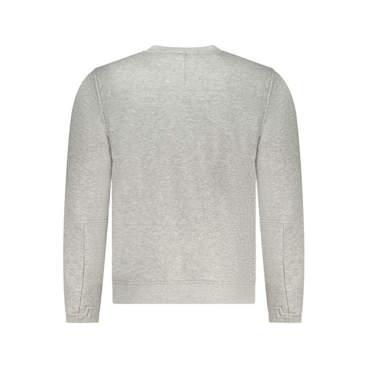 Gray Cotton Men Sweater