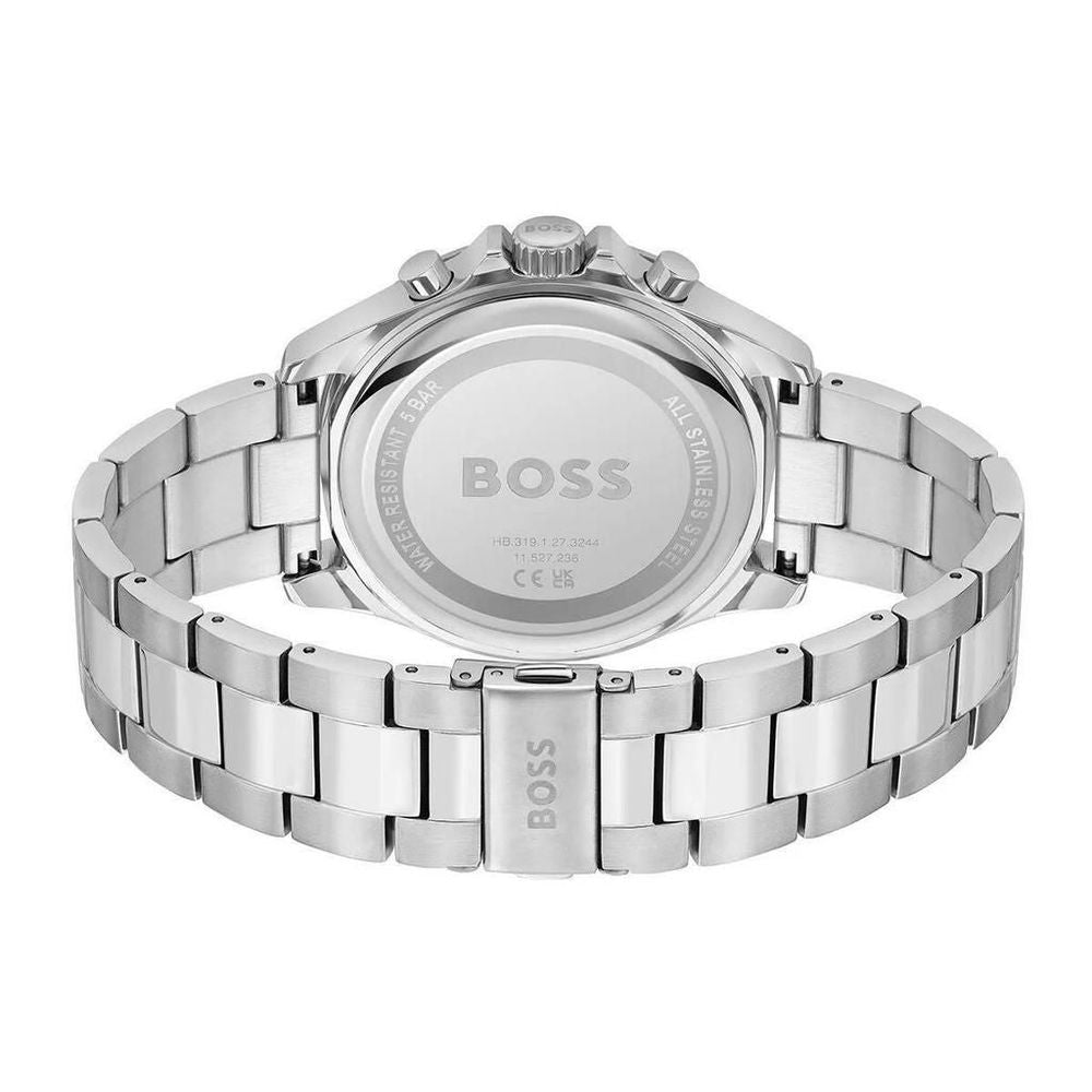Gray Stainless Steel Dress Watch