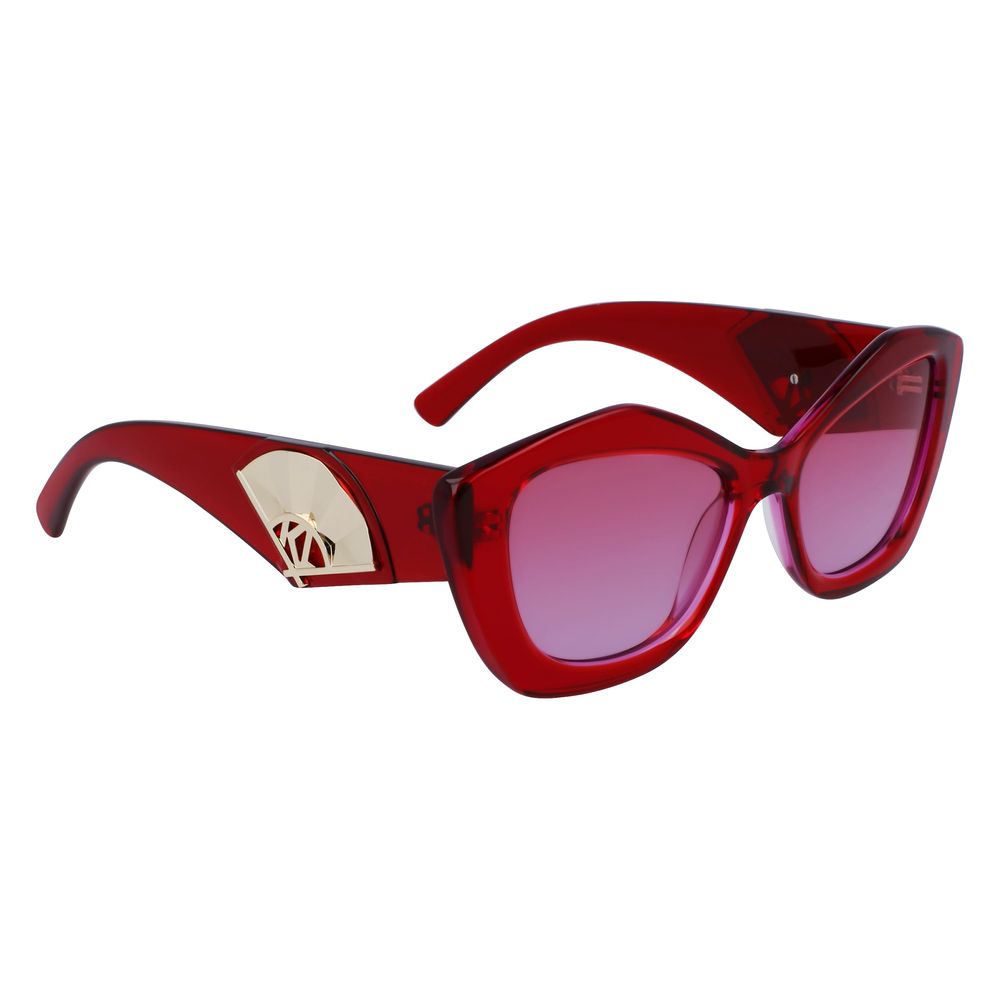 Red Acetate Sunglasses
