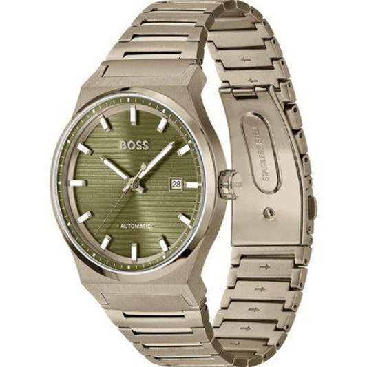 Gold Stainless Steel Dress Watch