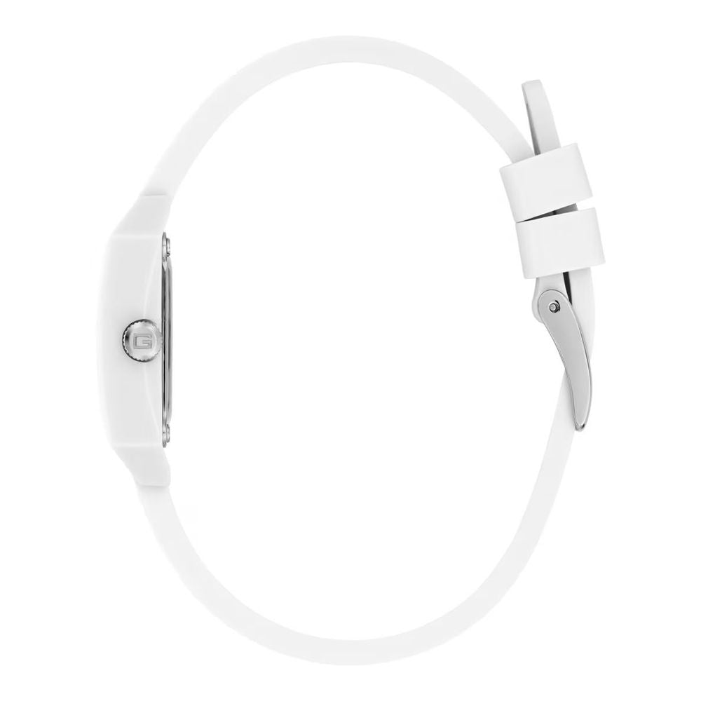 White Synthetic Dress Watch