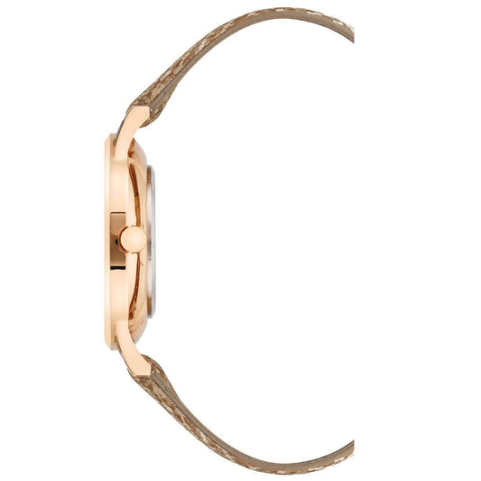Multicolor Leather Dress Watch