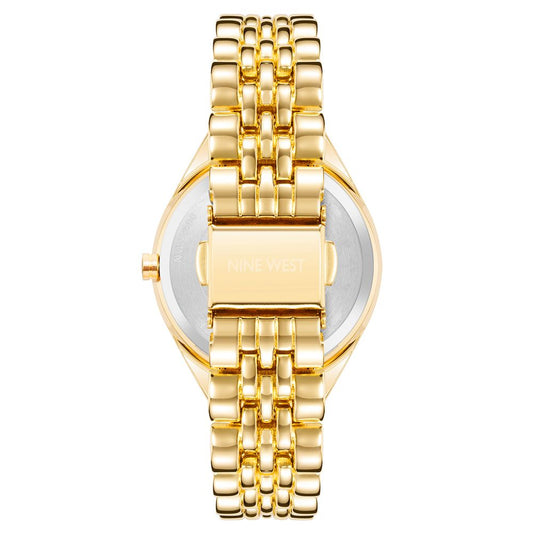Gold Metal Dress Watch