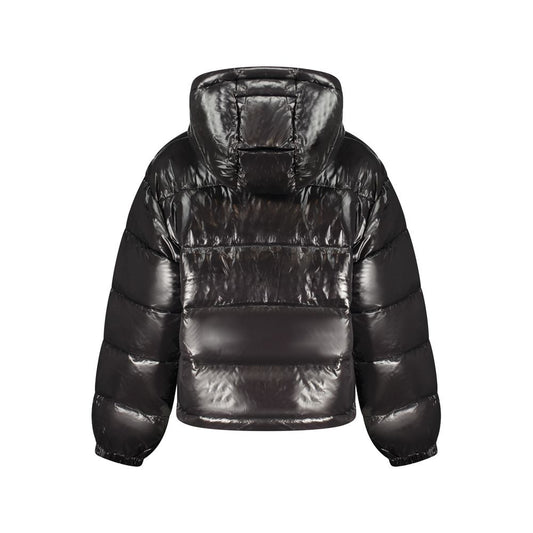 Black Polyester Women Jacket