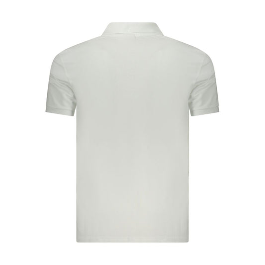 White Cotton Polo Shirt