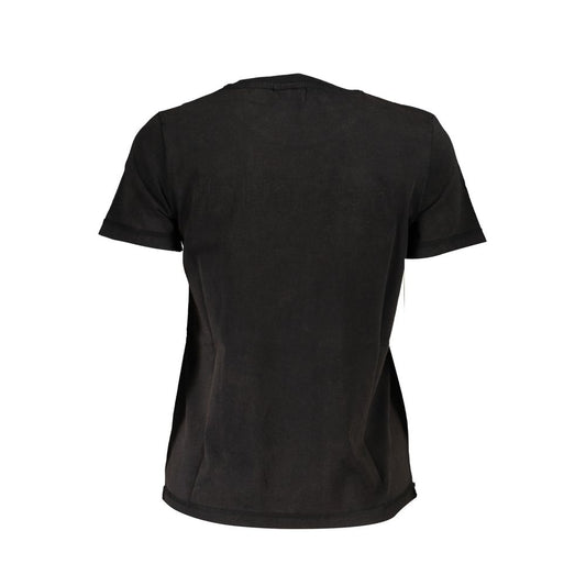 Black Cotton T-Shirt