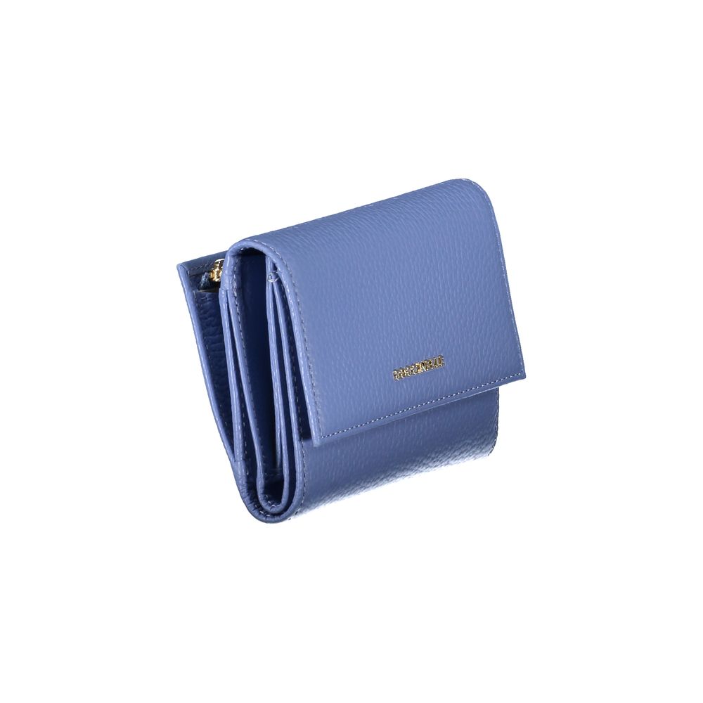 Blue Leather Wallet
