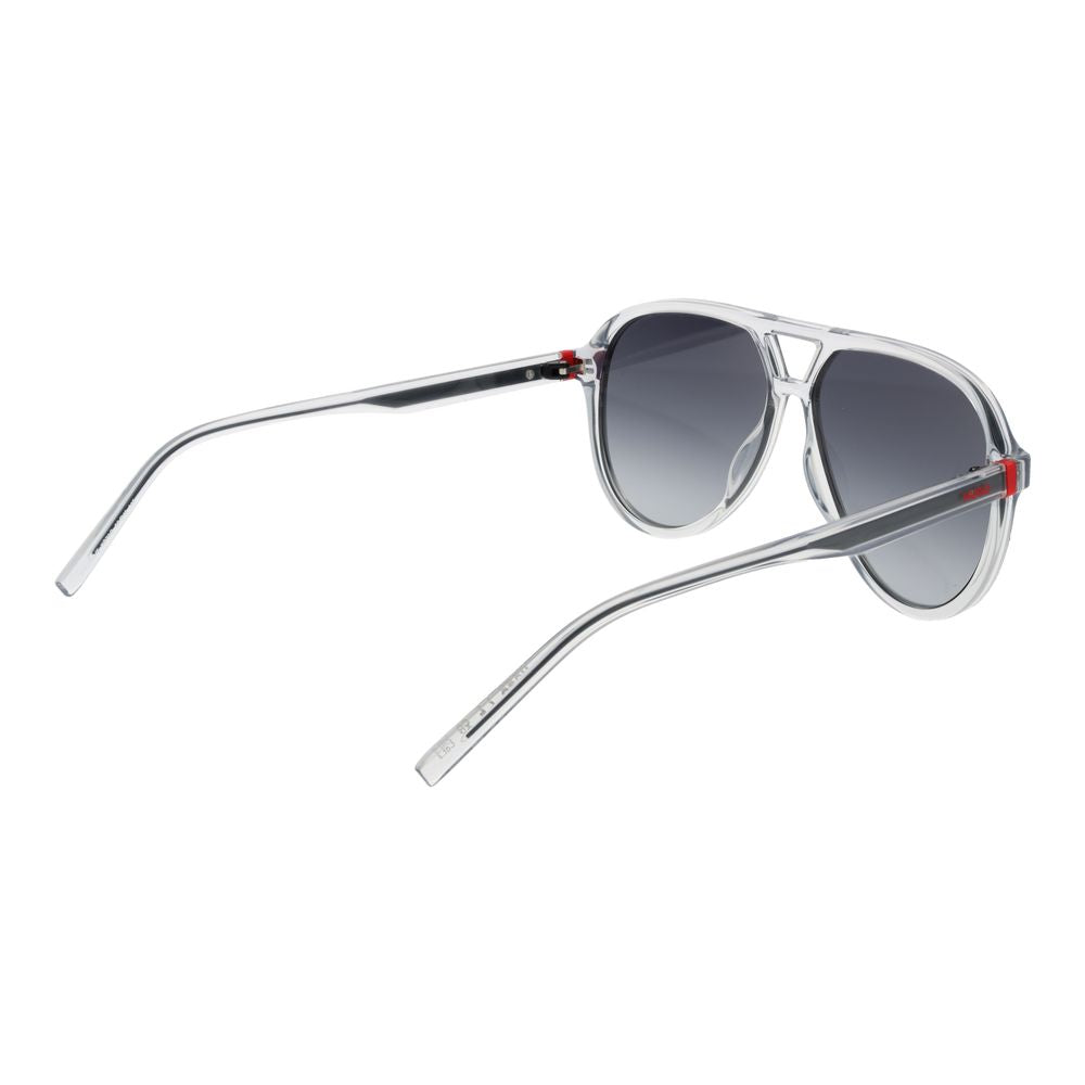 Gray Stainless Steel Sunglasses