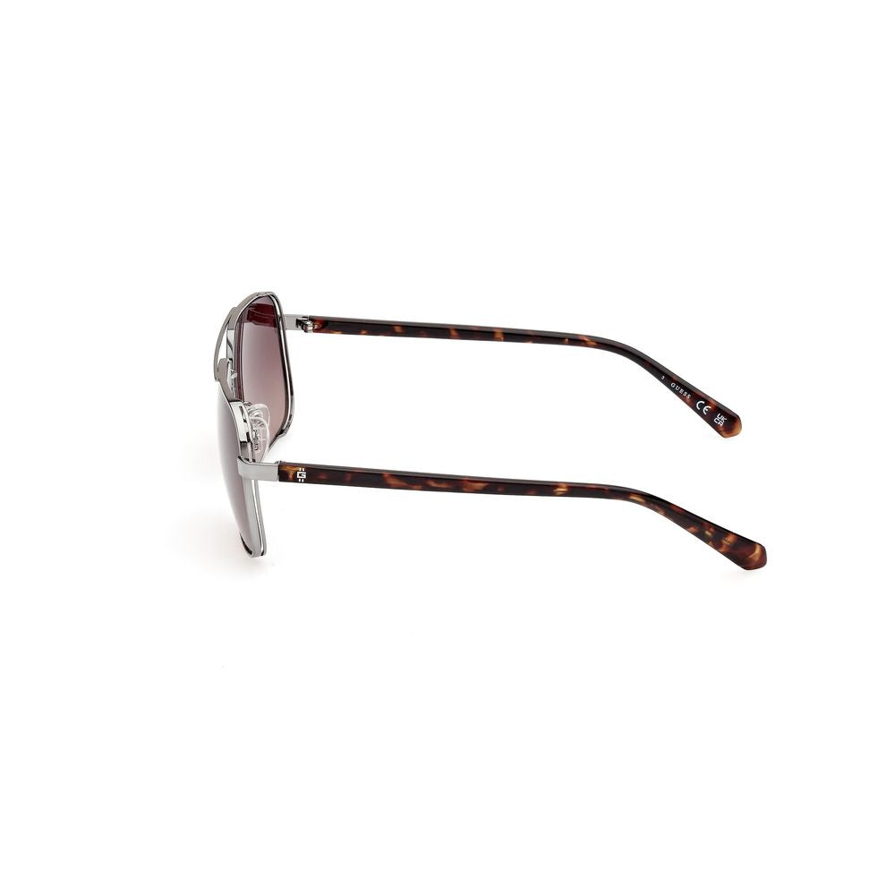 Gray Metal Sunglasses