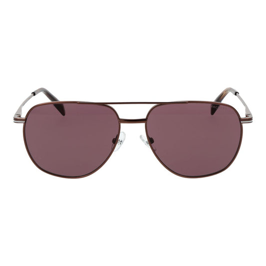 Brown Metal Sunglasses