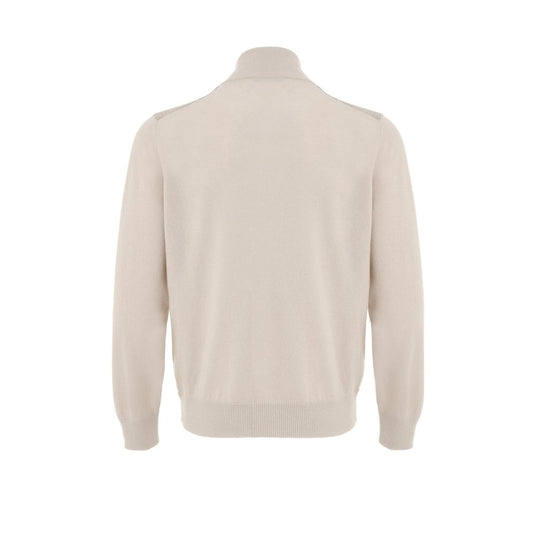 Beige Wool Jackets And Coat