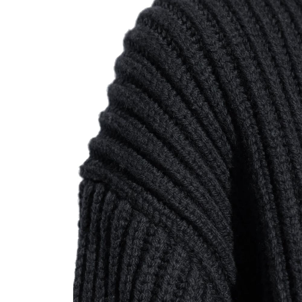 Black Wool Turtleneck