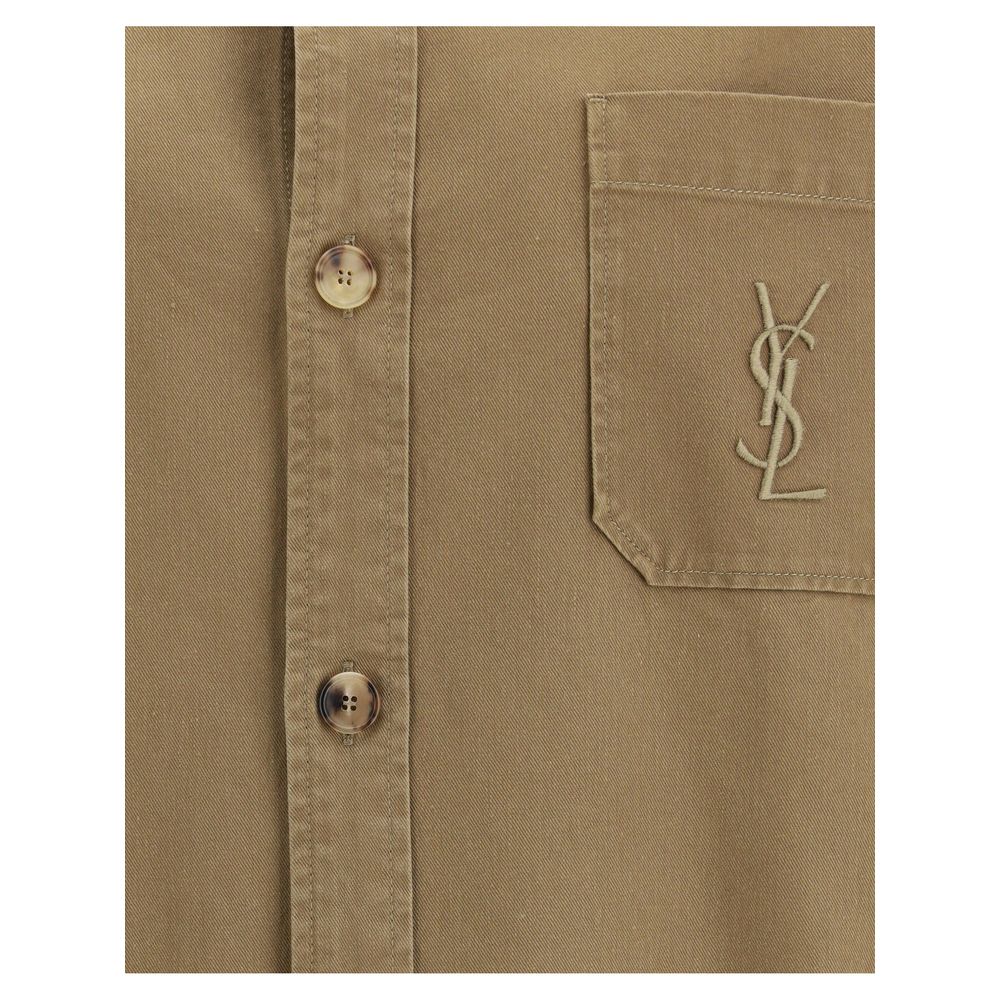 Green Cotton Denim Jacket