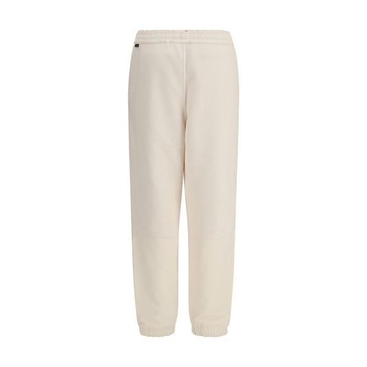 Cream Polyester Joggers (Workout Pants)
