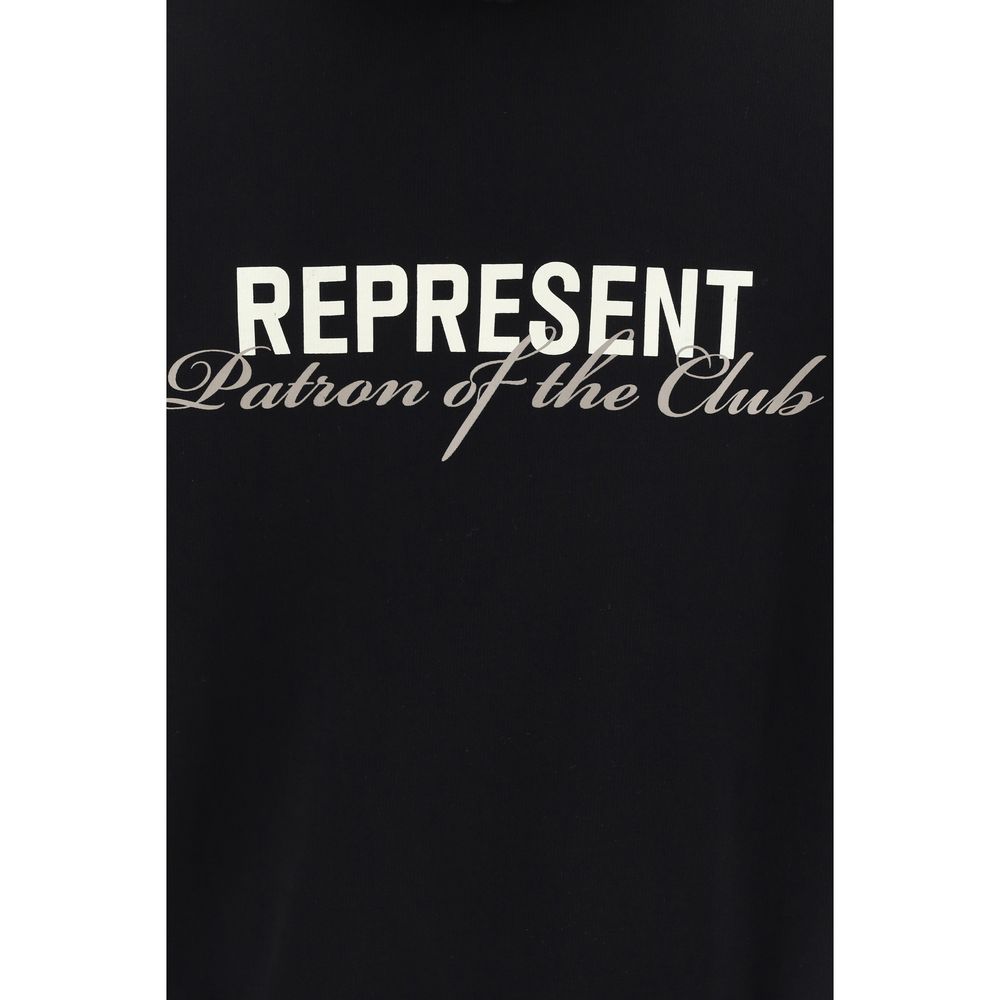 Black Cotton Sweatshirt