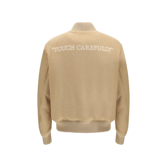 Brown Cashmere Bomber