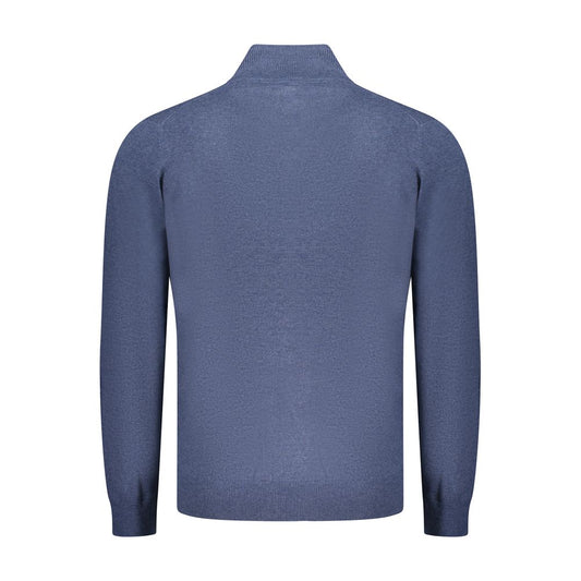 Blue Polyester Sweater