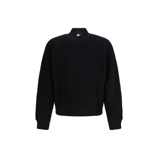 Black Wool Oves Aries Bomber