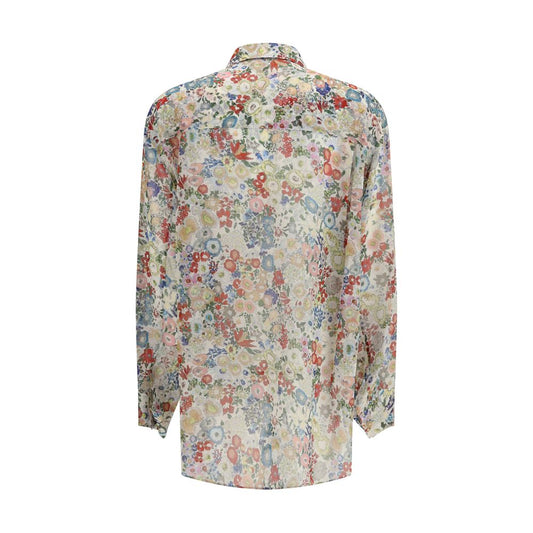 Multicolor Silk Pattern Shirt