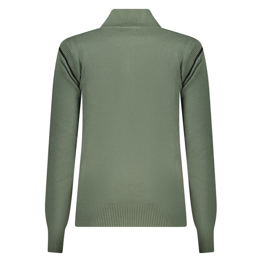 Green Polyester Sweater