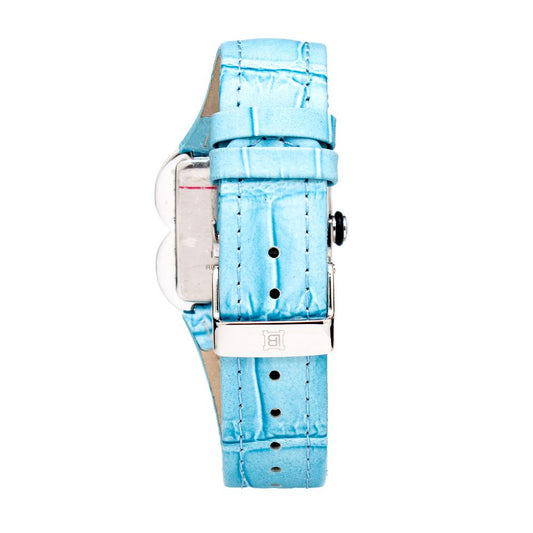 Blue Leather Dress Watch