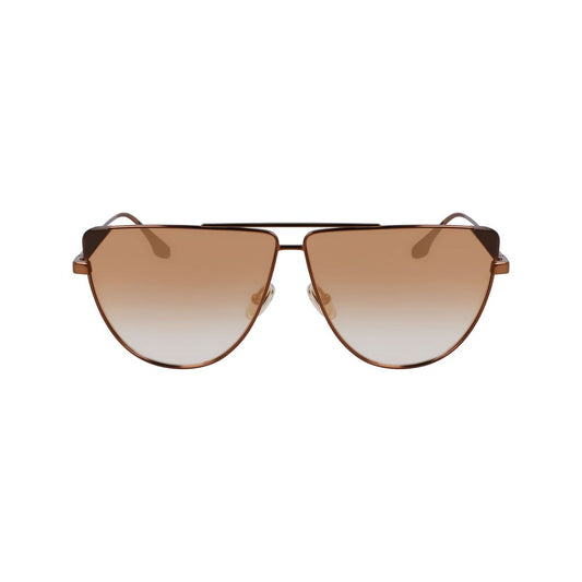 Brown Metal Sunglasses