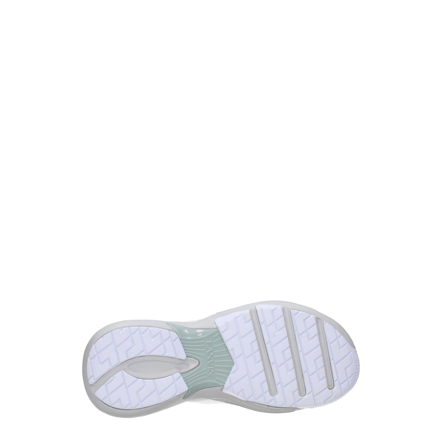 Blue Leather Athletic Sneakers