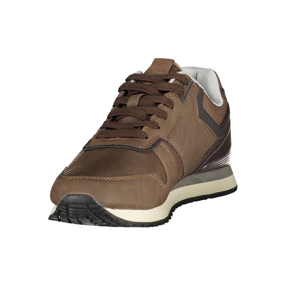 Brown Polyester Sneaker
