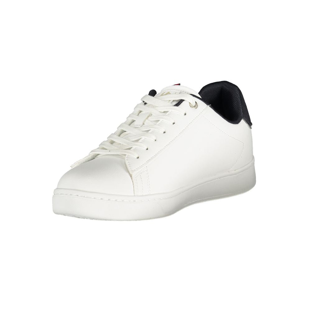 White Polyester Sneaker