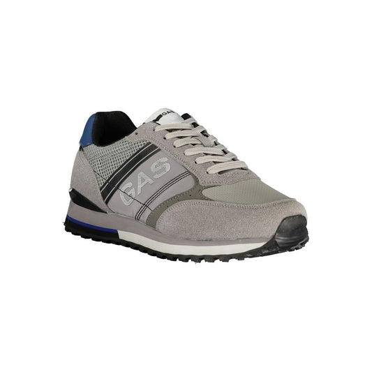 Gray Polyester Men's Sneaker